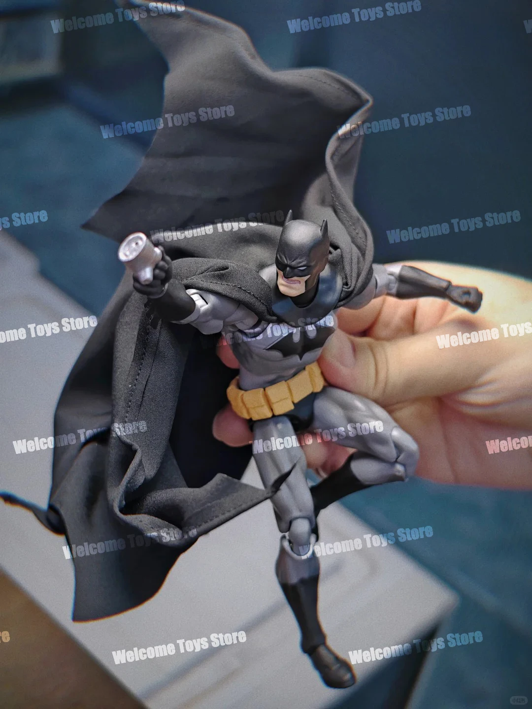 In Stock Ct Toys Batman Hush Mafex 126 Black Version Dc Bat Man Anime Action Figure Figurine Statue Model Custom Gifts Kids Toys view 2