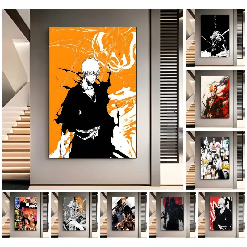 DIY Diamond Painting Kit Bleach Ichigo Kurosaki Anime No Frame Wall Art Handmade Decor Gift