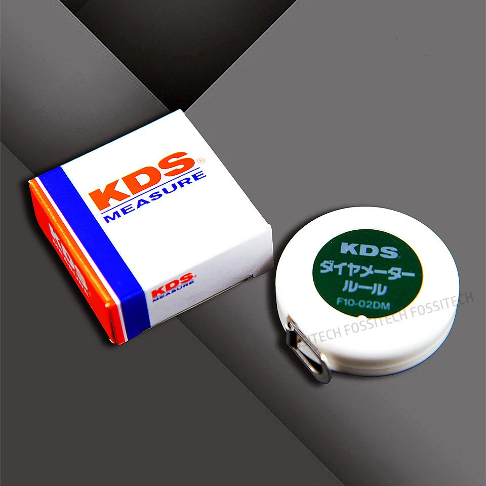Japan Made KDS 2m Circular Ruler Double-sided Scale Circumference Diameter Tape Measure Portable Metric Diameter Ruler F10-02DM