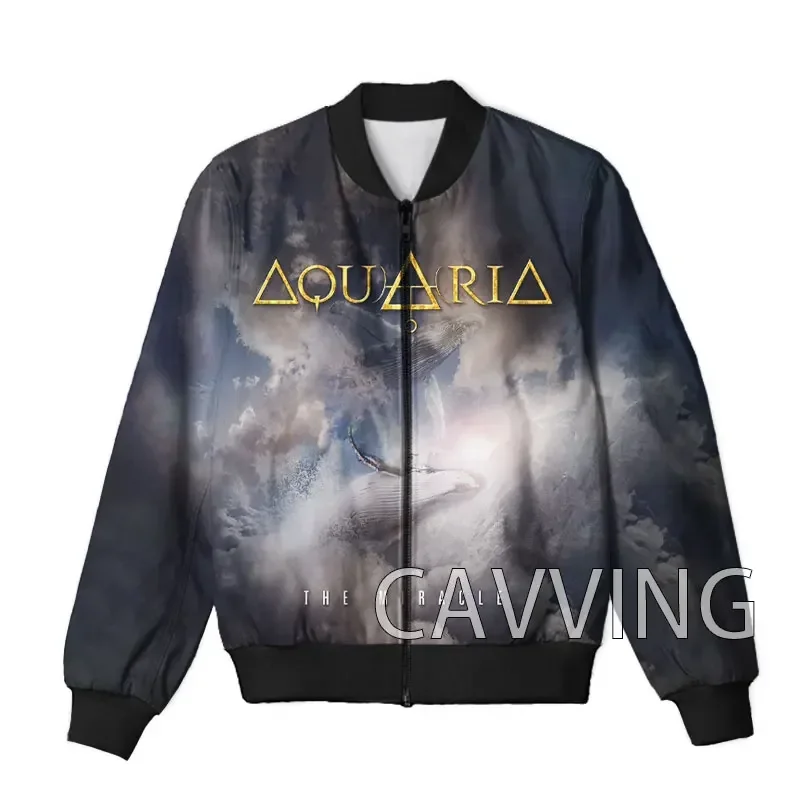 CAVVING 3D Printed  Aquaria  Rock  Zipper Bomber Jackets Men Overcoat Mens Coat Zip Up Jackets for Women/Men