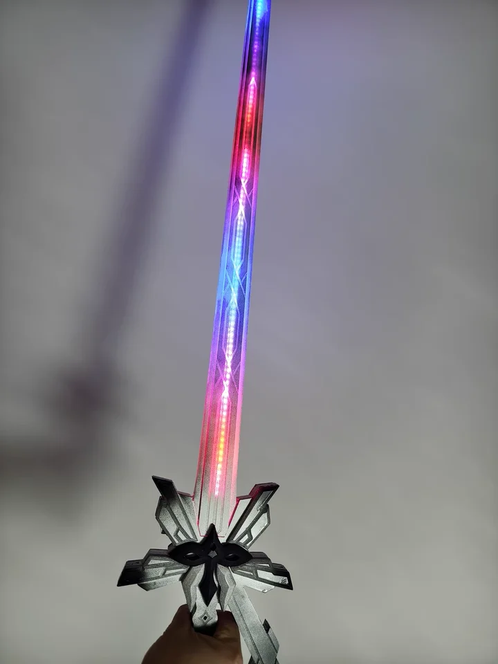 II Capitano Sword Luminous Prop Genshin Impact Cosplay Props Fatui Captain Halloween Christmas Fancy Party Accessories