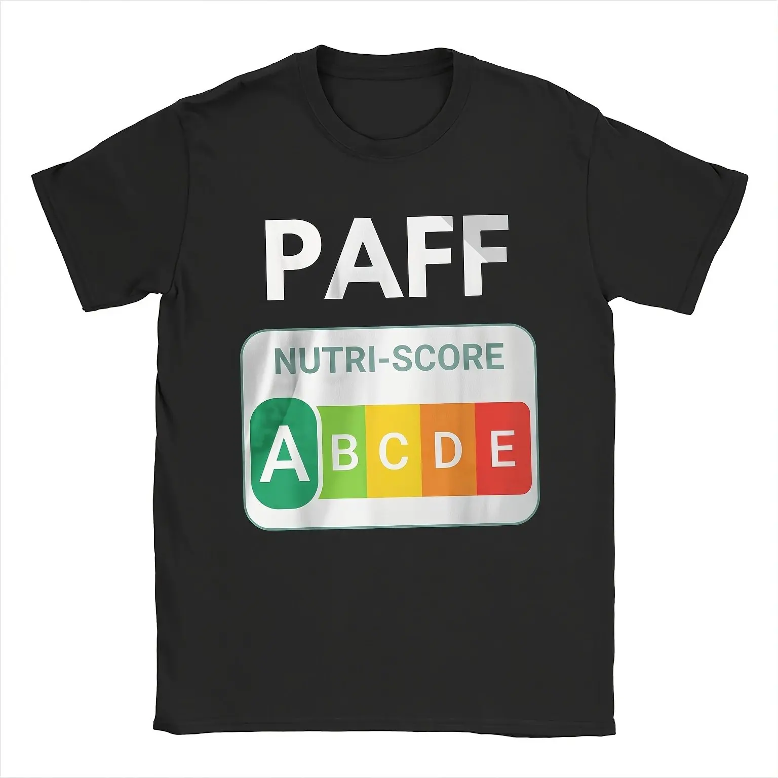 Men's humorous graphic T-shirt, PAFF Nutriscore casual loose top  Couple streetwear shirts  graphic t shirts  men t shirt