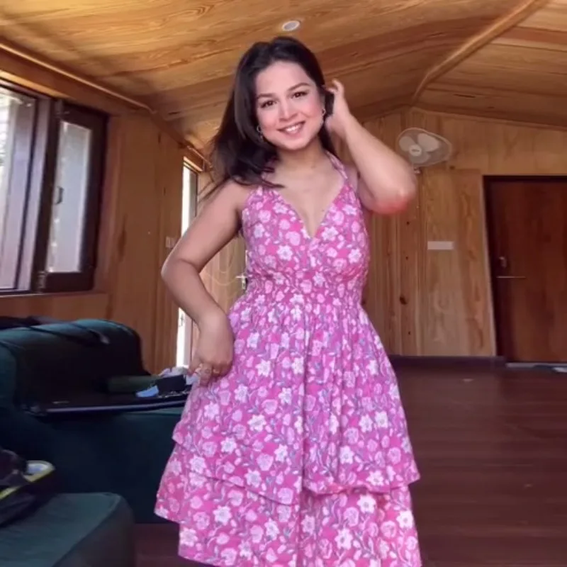 Vestido feminino com decote em v, gravata halter, sexy, em camadas, bainha de bolo, bodycon, midi, com cintura cinched, para festa, clube, y2k, estilo doce e quente