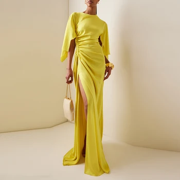 ชุดราตรียาวสไตล์อาหรับชุดงานพรอมค็อกเทลสำหรับผู้หญิงเซ็กซี่, ชุดราตรียาวสง่างามสไตล์อาหรับสำหรับ2024