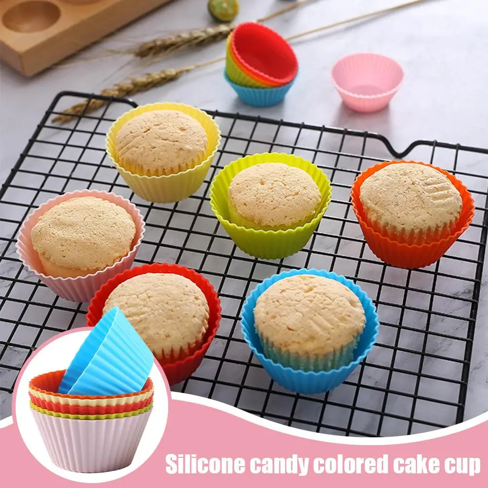 Silicone Cake Mold, Muffin Paper Cup, Kitchen Cooking Tool, DIY Cake Decoration Tool Cake Cup