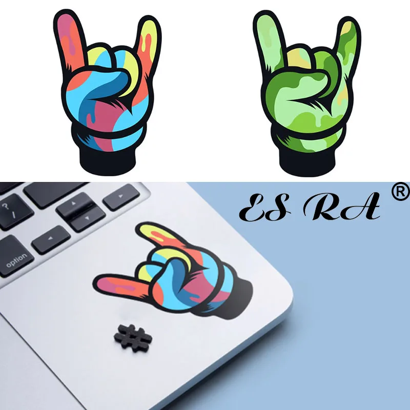 

Colorful Graffiti Yoo Gesture Decoration Stickers Waterproof PVC Car Decals For Travel Suitcases Laptops Phone Cases Guitars