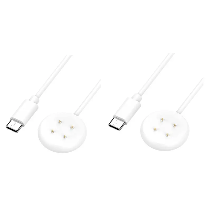 B29C-2X For Google Watch 2 Google Pixel Watch2 Multi-Functional Convenient Magnetic Charging Cable,White A
