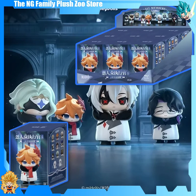 Mihoyo Suplay Genshin Fatui Harbinger Blind Box Anime Figure Collectible Mystery Gift Ornament for Game Fans