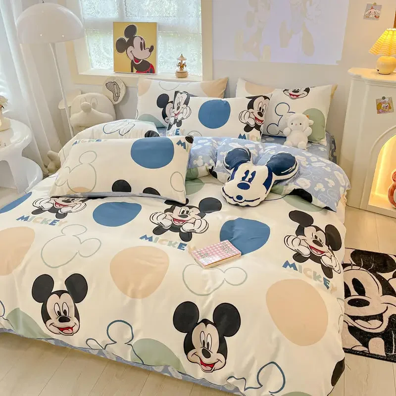 

Disney Series 100% Pure Kdis Bedroom Bedding Genuine Authorized Cotton Children's 3-piece Duvet Cover, Bed Sheet, Pillowcase