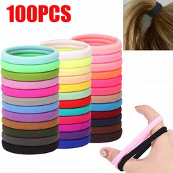 High Elastic Hair Bands for Women Girls Colorful Hairband Rubber Ties Ponytail Holder Scrunchies Kids Hair Accessories