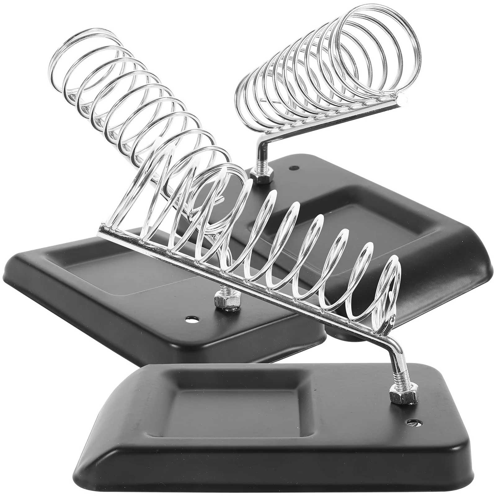 

3pcs Soldering Iron Stand Heavy Duty Metal Base Spring Holder For Electric Soldering Iron Multifunctional Support Station