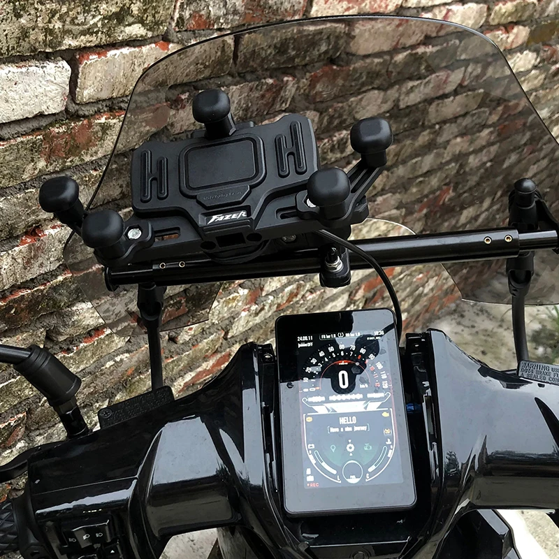 New Fit For Yamaha FAZER FZ1 Fazer FZ6 FZ6R FZ8 FZ750 FZR1000 Motorcycle GPS Phone Holder Stand Phone Stand Navigation Bracket