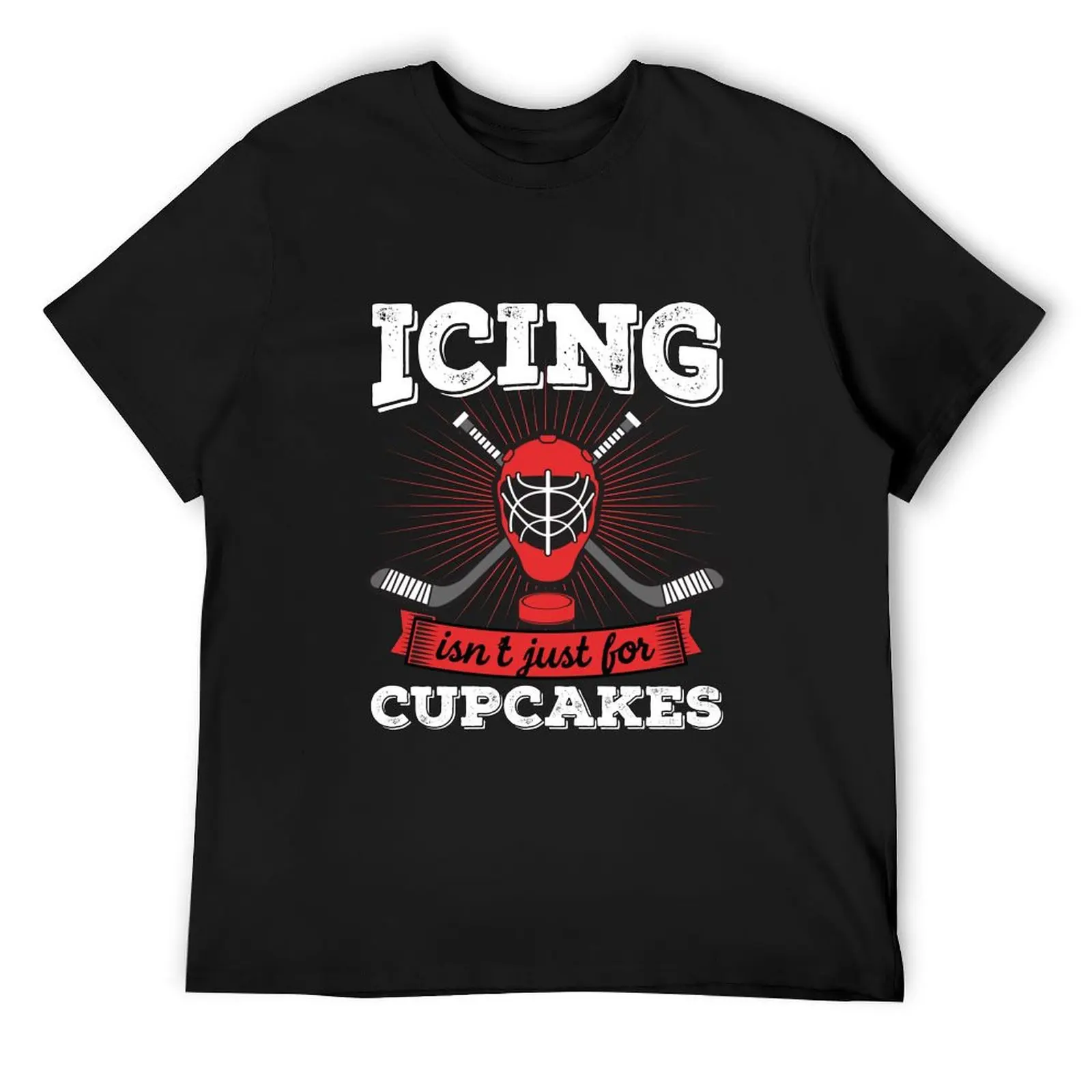 Funny Icing Isnt Just For Cupcakes Hockey Meme Gift T-Shirt quick-drying sweat funny t shirts men