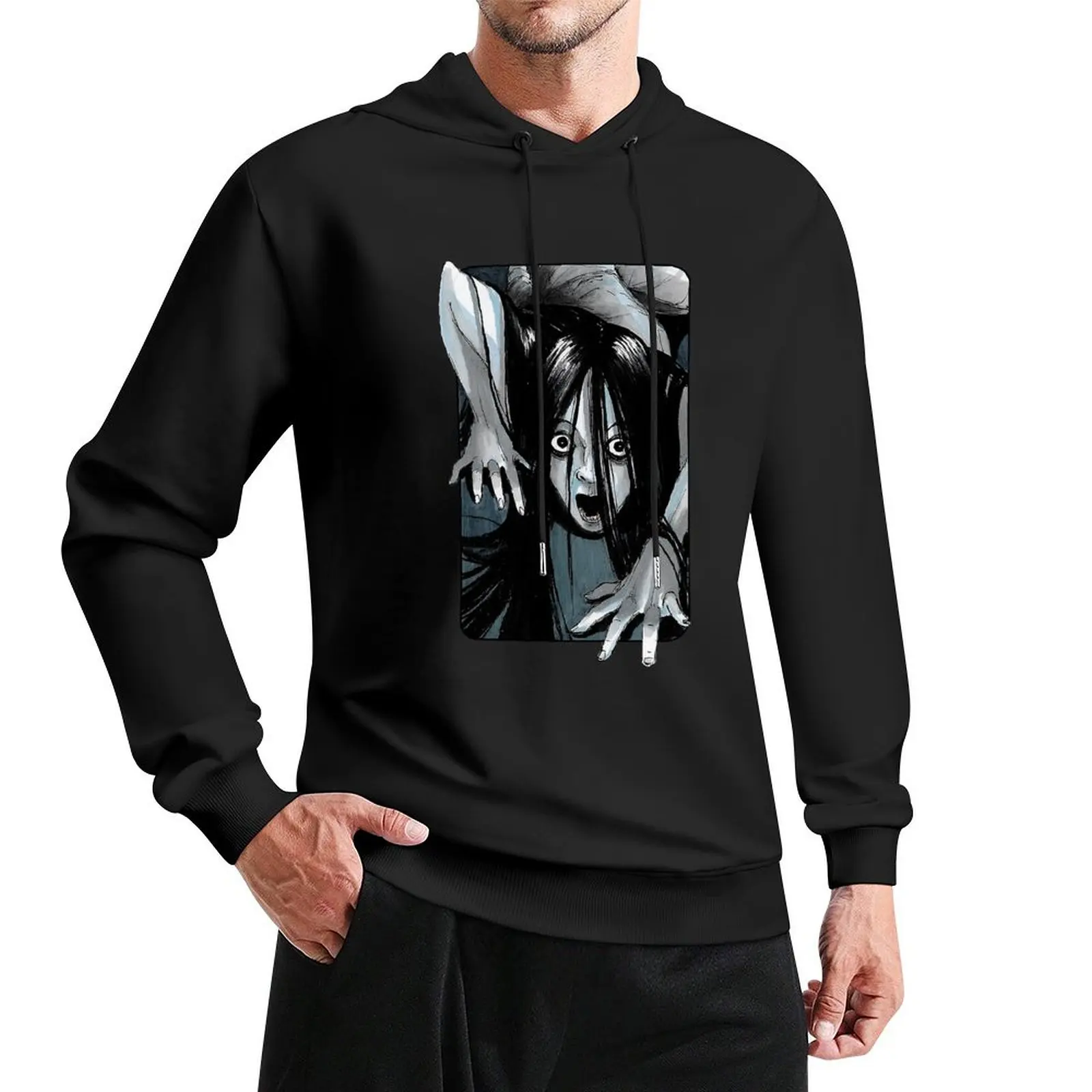 

Villain Clans - Kayako Saeki Pullover Hoodie men's winter sweater mens clothes mens clothing hoodie men