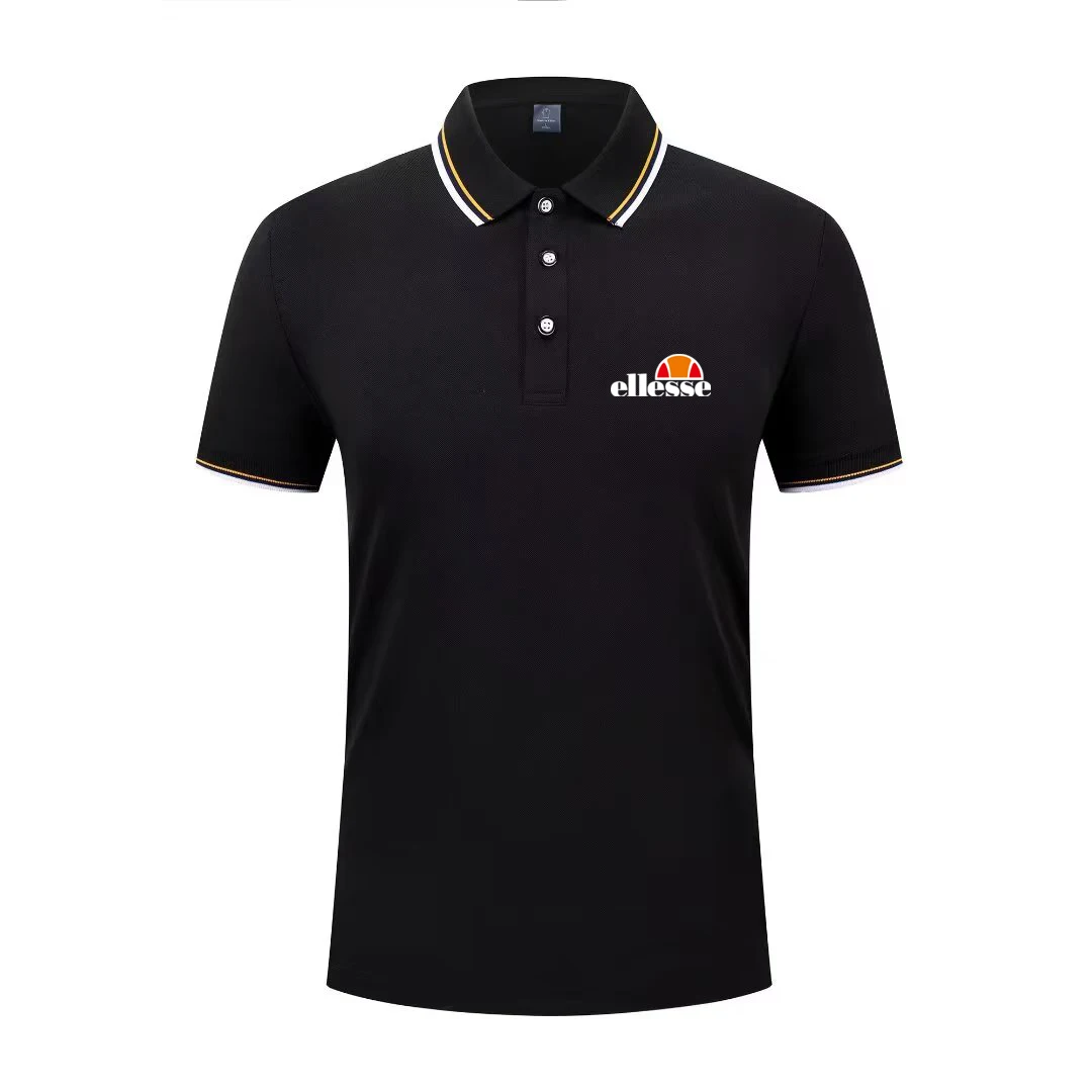 Golf Men's Collar Knitted Polo Shirt, Business Casual Men's Short Sleeved Summer New Clothing