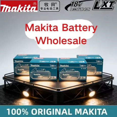 

Makita 18V 5.0Ah Lithium Battery Replacement BL1850 BL1840 BL1830 For LXT Cordless Power Tools With LED Indicator