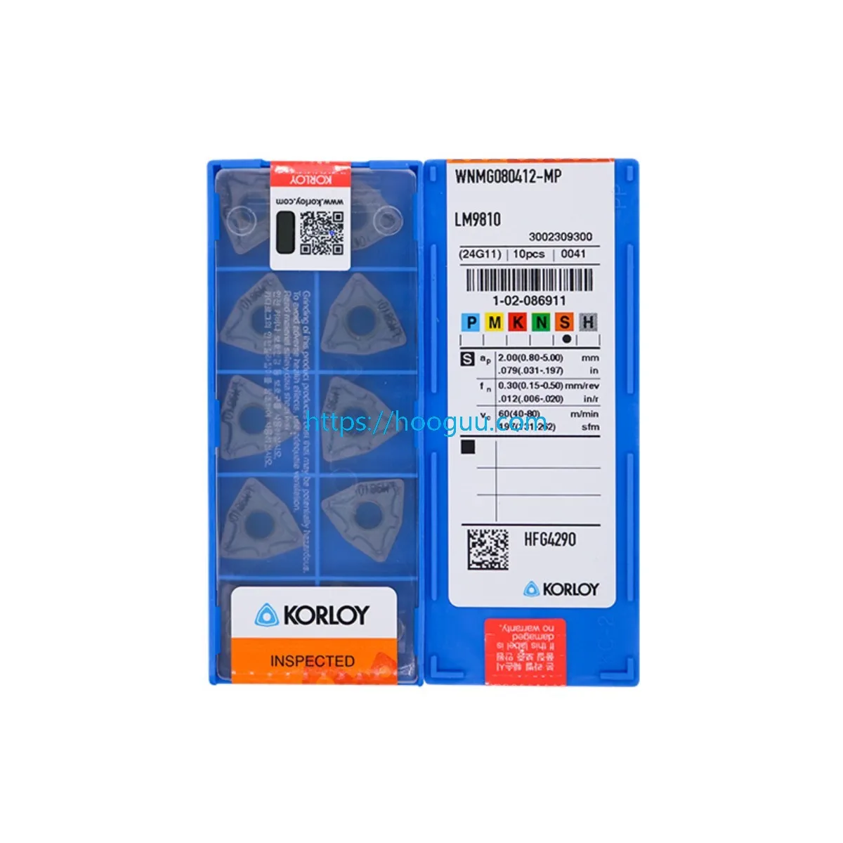 KORLOY 100% Original WNMG WNMG06 WNMG08 WNMG060404 WNMG060408 WNMG080404 WNMG080408 Medium-Roughing Carbide Turning Inserts