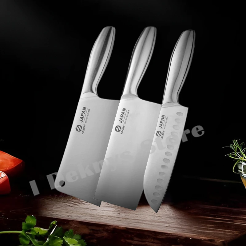 

Japanese Kitchen Knives Professional Chef Knife Set 3cr13 Stainless Steel Meat Fish Slicing Vegetable Cutter Chop Boning Butcher