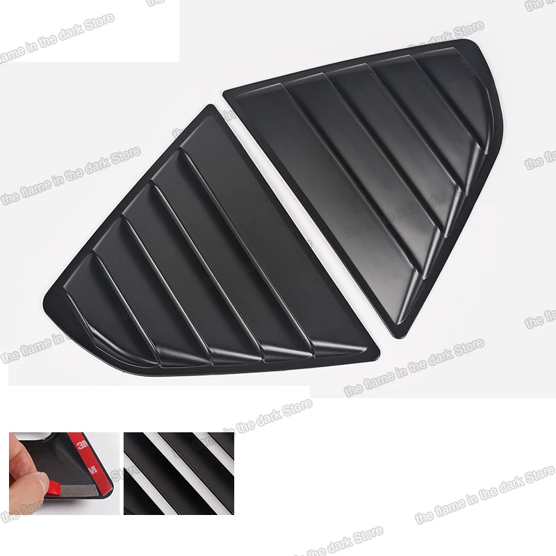 Lsrtw201 car window rear triangle Blinds trims for toyota camry 2019 2020 2018 70 v70 xv70 trd accessories sport edition