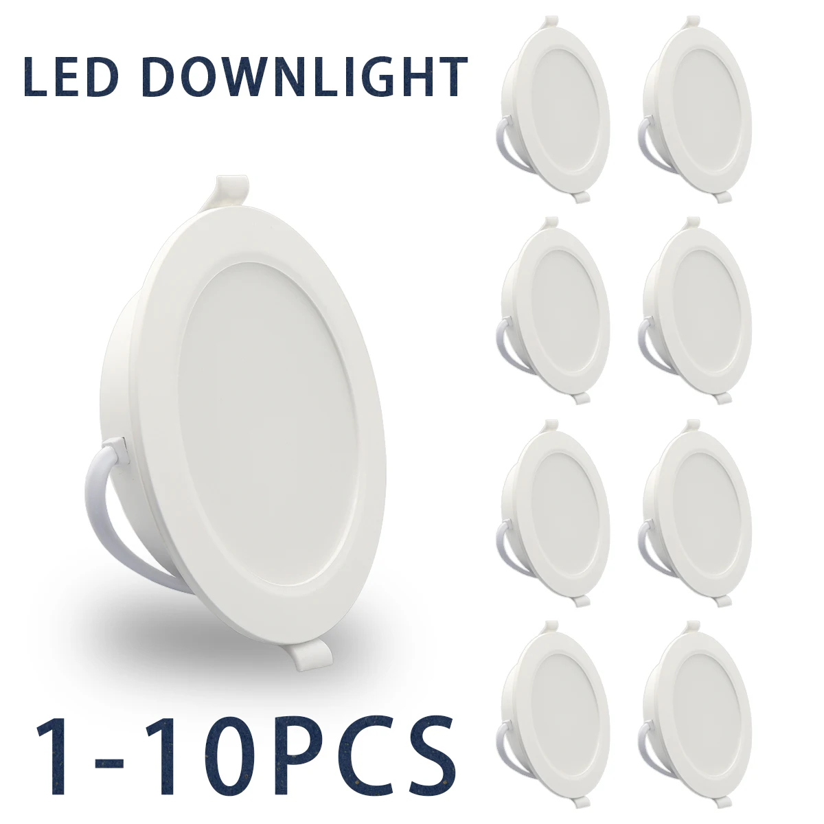 1-10 قطعة 3 4 5 6 8 بوصة LED لوحة مستديرة النازل مصباح 24 واط 20 واط 6 واط AC100-240V 3000 كيلو 4000 كيلو 6000 كيلو ضوء الأضواء إضاءة داخلية #1