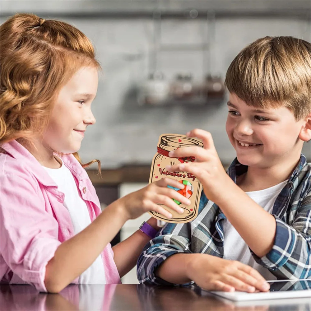 بطاقة بريدية على شكل قلب هدية عيد الحب، بطاقة دعوة زفاف، بطاقة تبادل هدية الحب للذكرى السنوية العتيقة #2