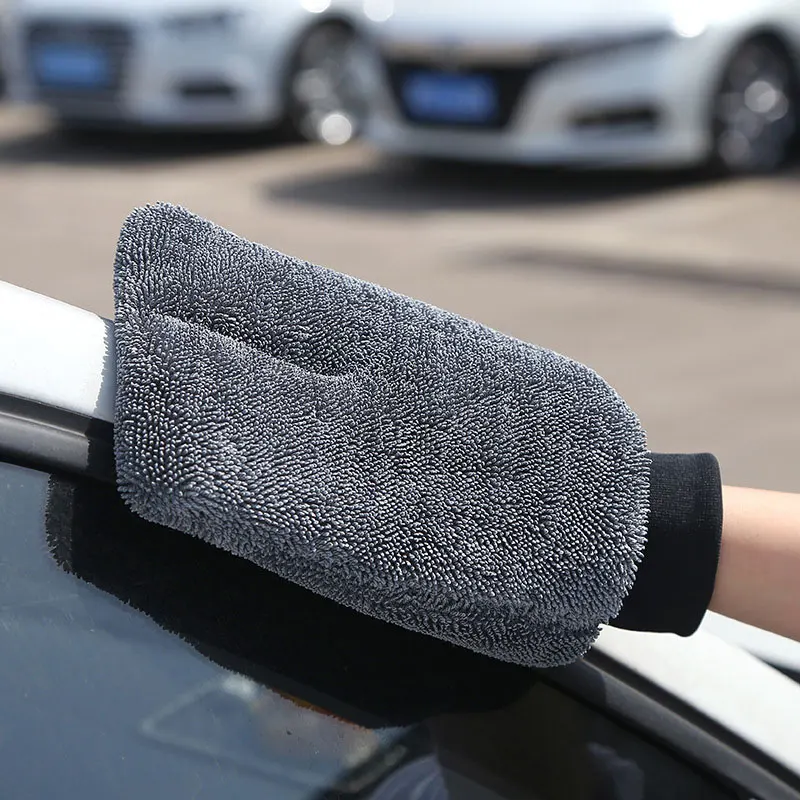 

Microfiber Car Wash Glove Mitt Cleaning Gloves Auto Accessories Detailing Supplies Products Automotive Mitten Washing the Tools