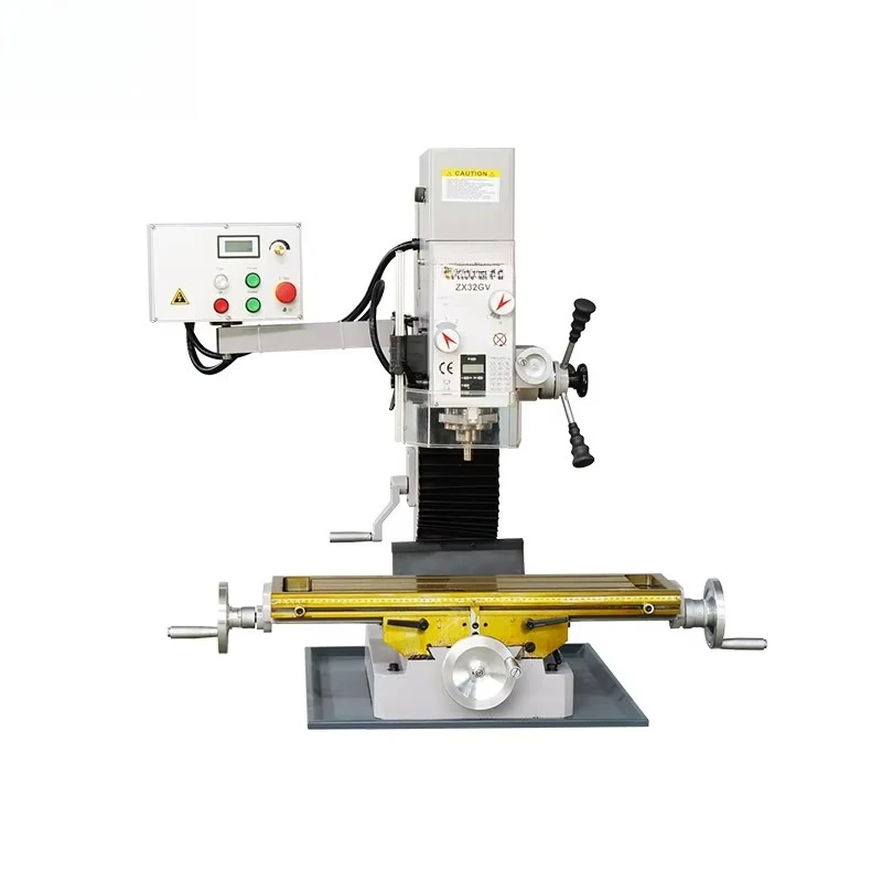 

Lathe ZX32GV Bench Micro Horizontal Drilling Milling Machine for Metal
