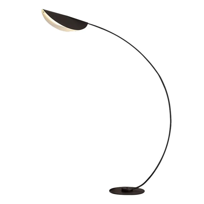 Lotus leaf fishing lamp 2025 new floor lamp, wind living room bedroom sofa bedside vertical floor lamp