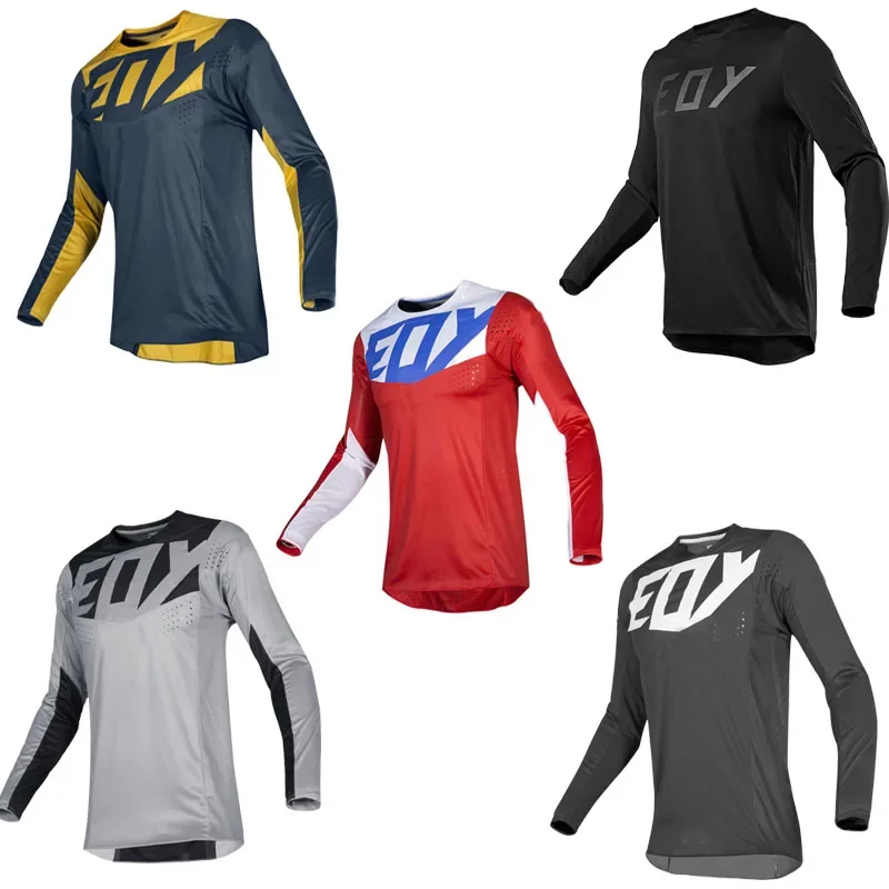 

Трикотажные изделия для мотоциклов, быстросохнущая футболка для горного велосипеда, длинный рукав, трикотаж для скоростного спуска Eoy, футболка MTB, камуфляжная дышащая футболка для мотокросса