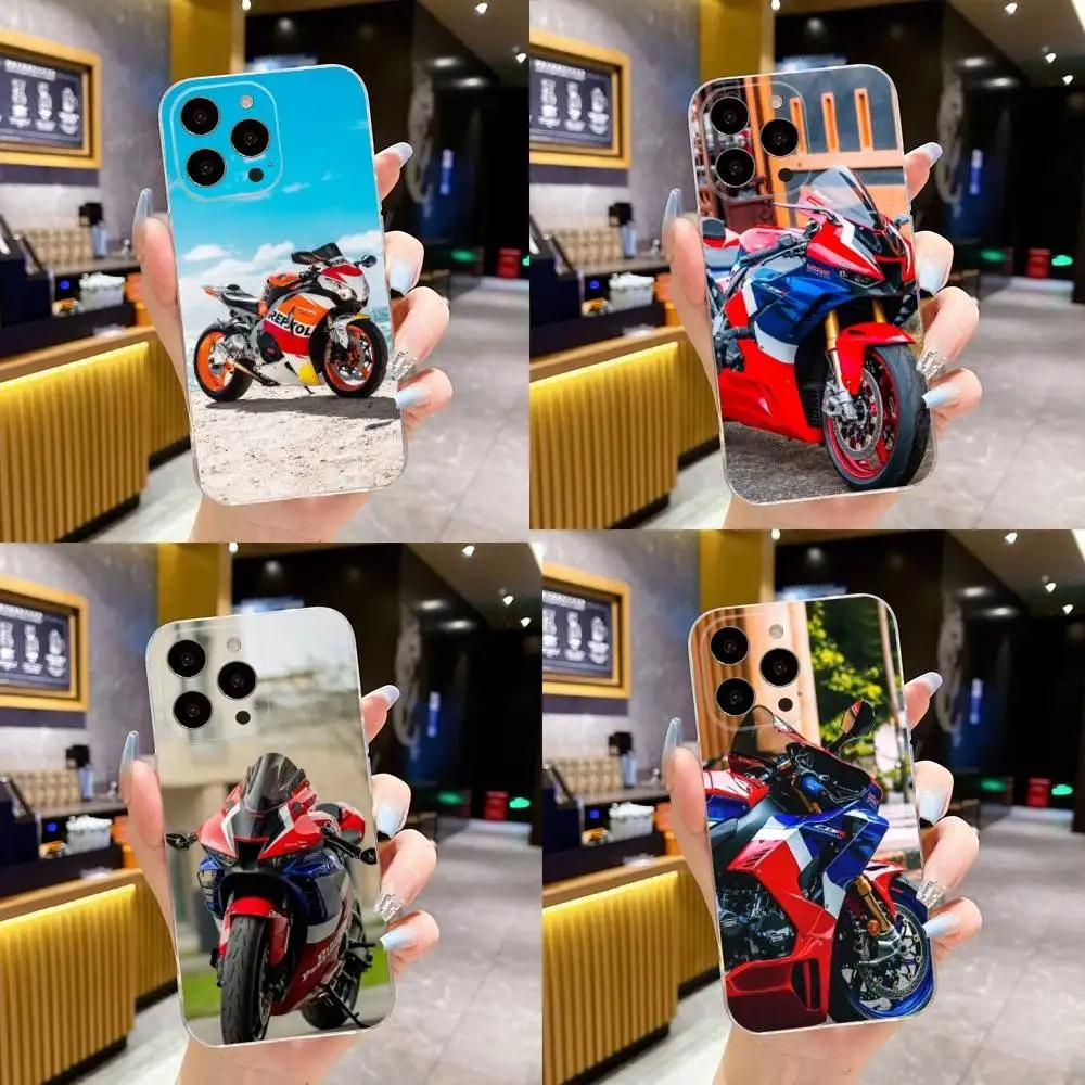 

H-honda cbr 1000rr Phone Case For iPhone 16,15,14,13,12,11 Plus,Pro,Max,XR,XS,X,7,8 Plus,SE,Mini Transparent Soft Cover