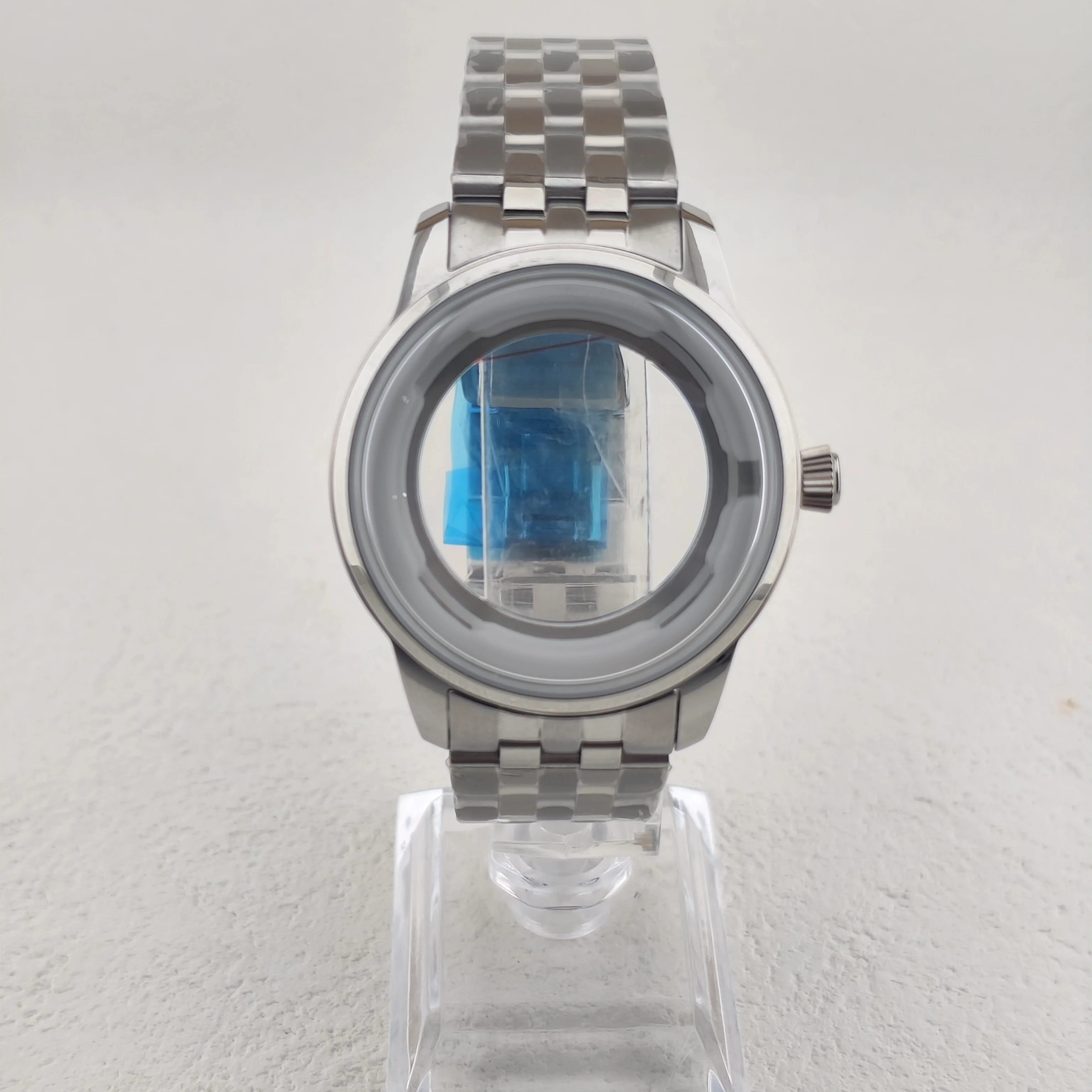 NH35 case 40mm case double dome glass waterproof case suitable for 35mm dial case NH35 NH36 NH38 movement case men's watch case