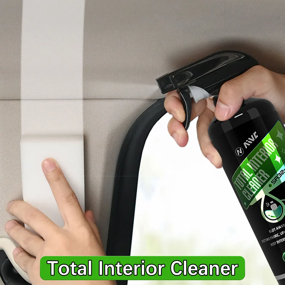 Car Interior Washing-Free Cleaner Aivc Leather Seat Roof Dash Powerful Stain Removal Auto Interior Cleaning Spray Wash Detailing