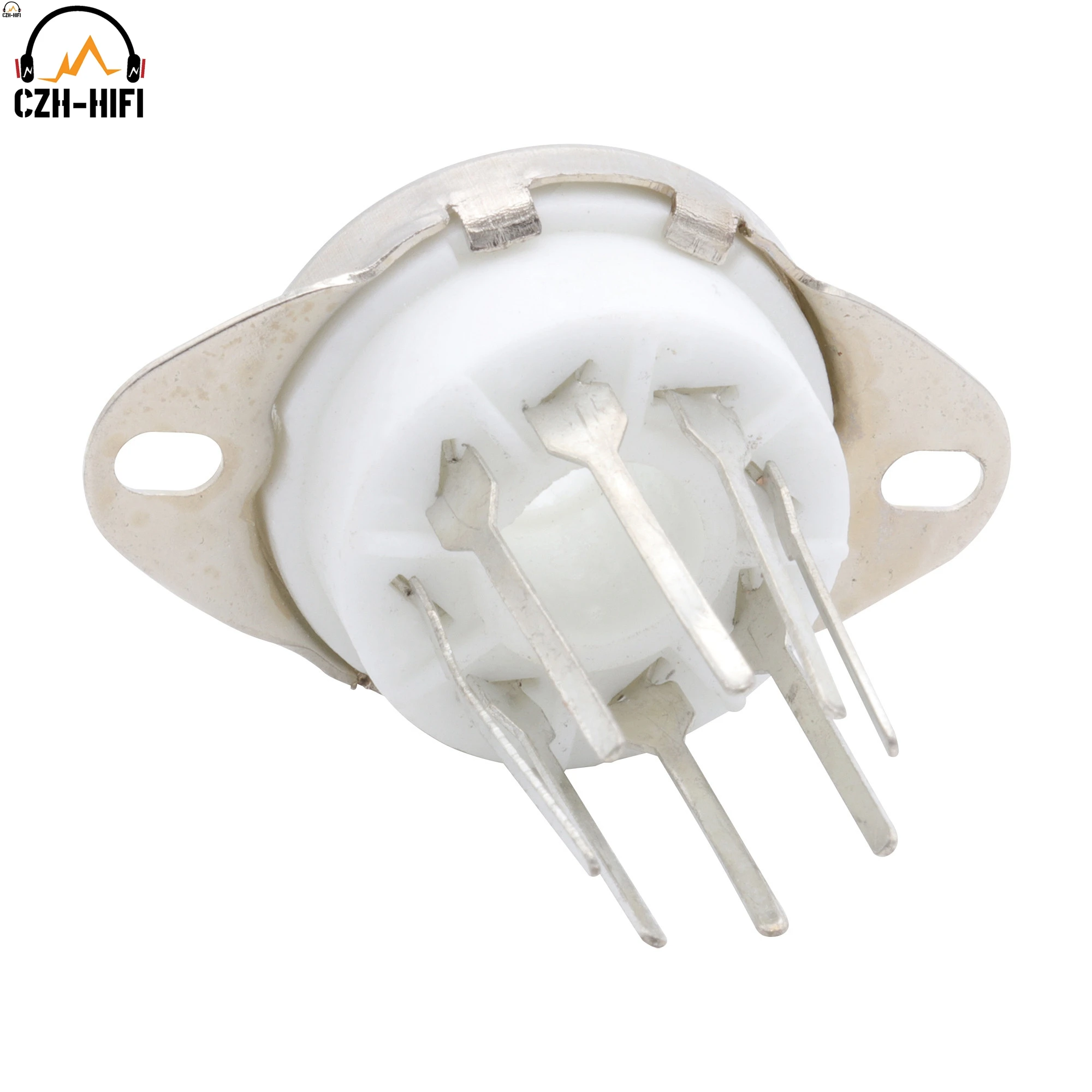 8 Pin K8A soket tabung keramik okta dasar katup Pin panjang untuk KT88 KT66 6SN7 5AR4 GZ34 5881 6V6 5U4G 6550 6J7 6SJ7 AMP DIY