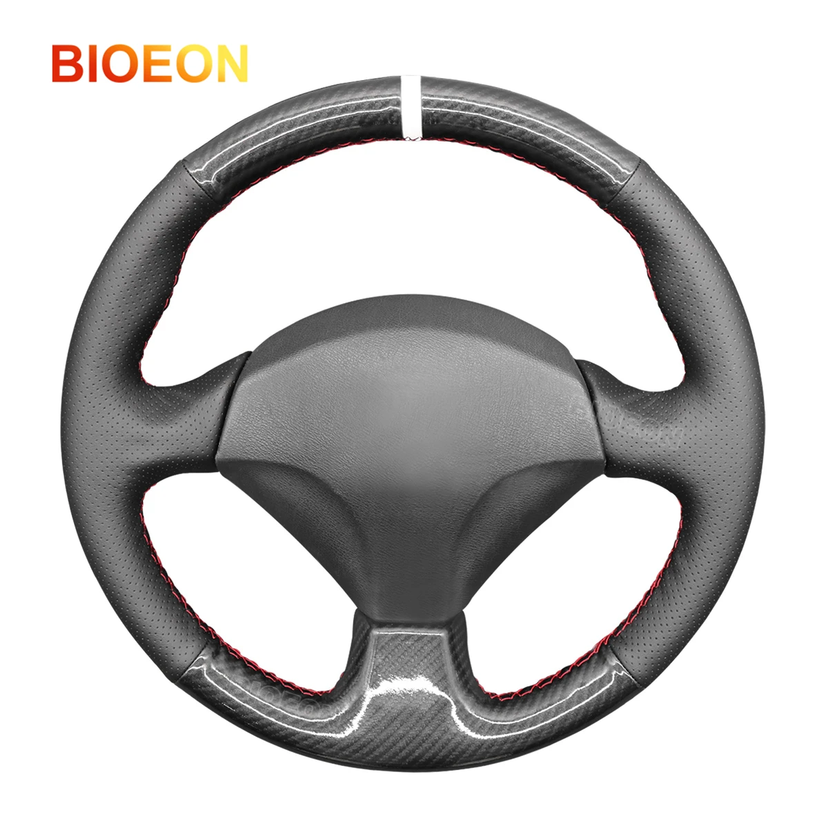 

Bioeon Hand-stitched Carbon Fiber Steering Wheel Cover Honda S2000 2000-2009 / Civic (SI) 2002-2005 / Insight 2000-2006