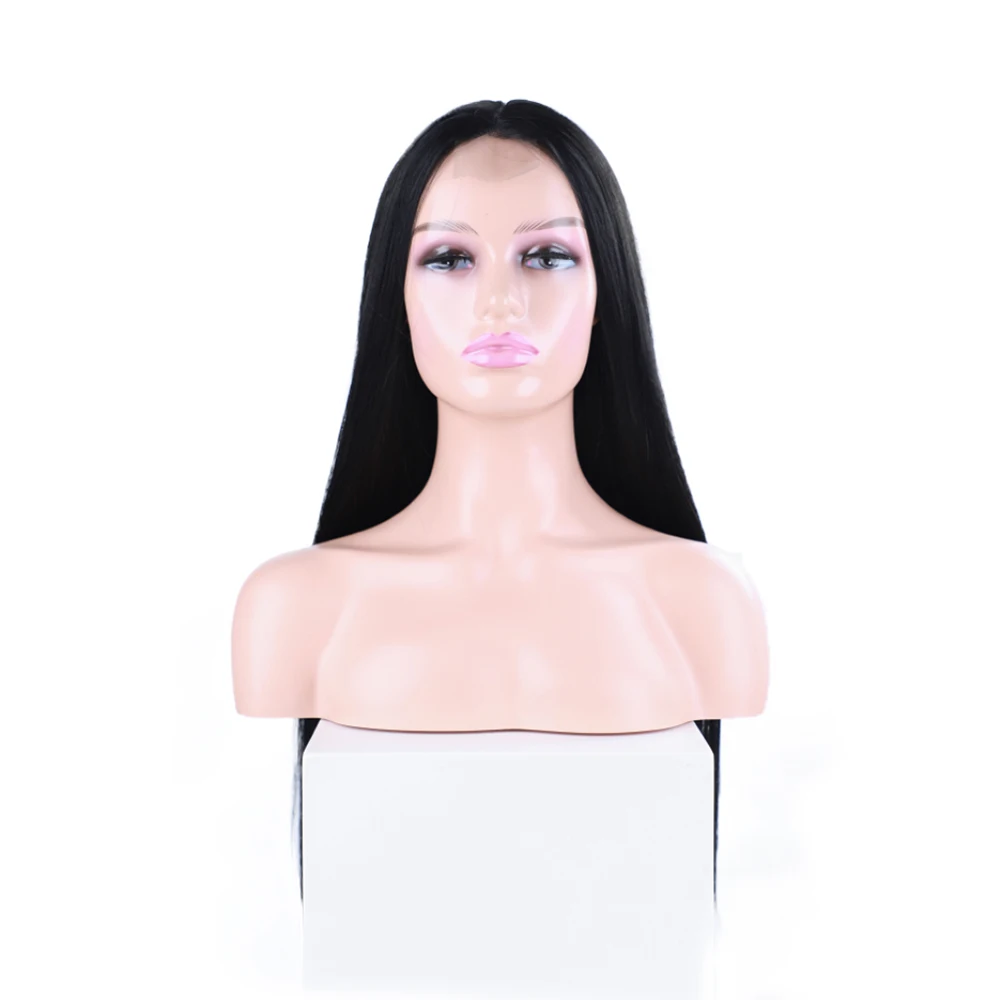 

Synthetic Bone Straight Hair Wig Lace Scalp Part Wig Long Straight Synthetic Wigs Heat Resistant Brown Blonde Hair Wig for Women