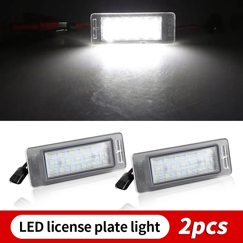 2pc led luz da placa de identificação para opel vauxhall mokka x insignia esportes tourer cadillac gmc chevrolet cruze camaro corvette