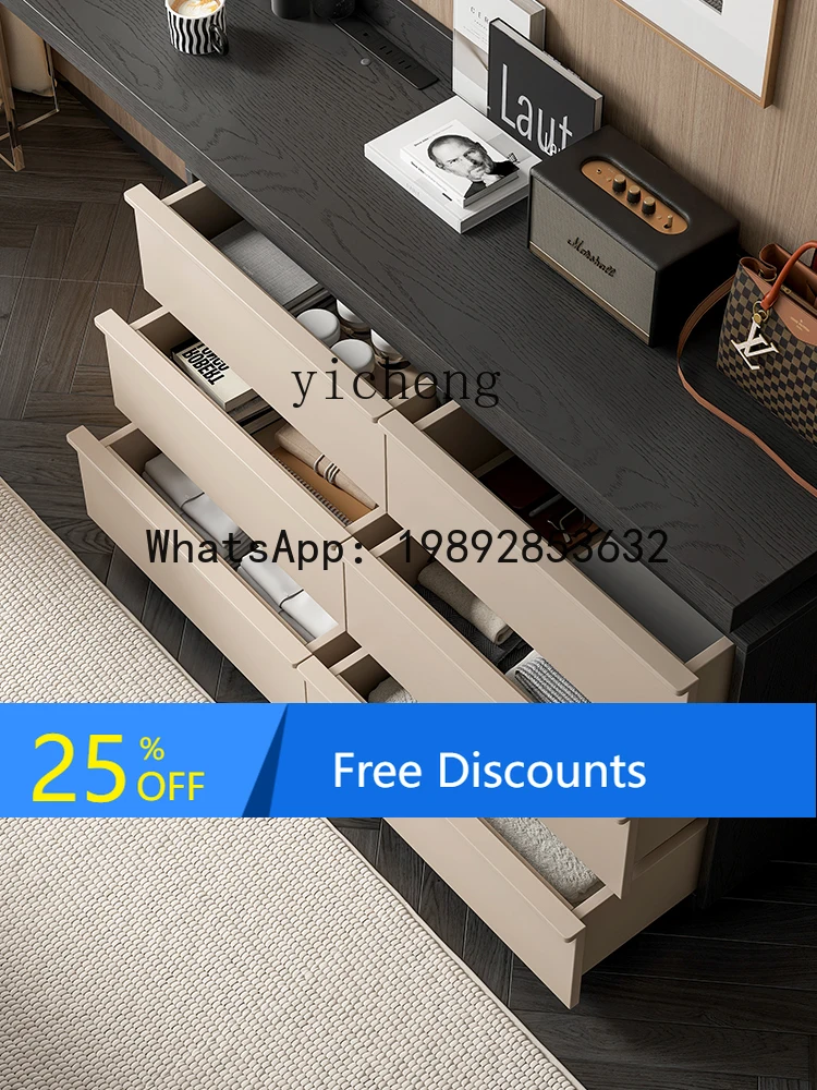 

retro style stretch desk chest dresser combination bedroom study dresser locker