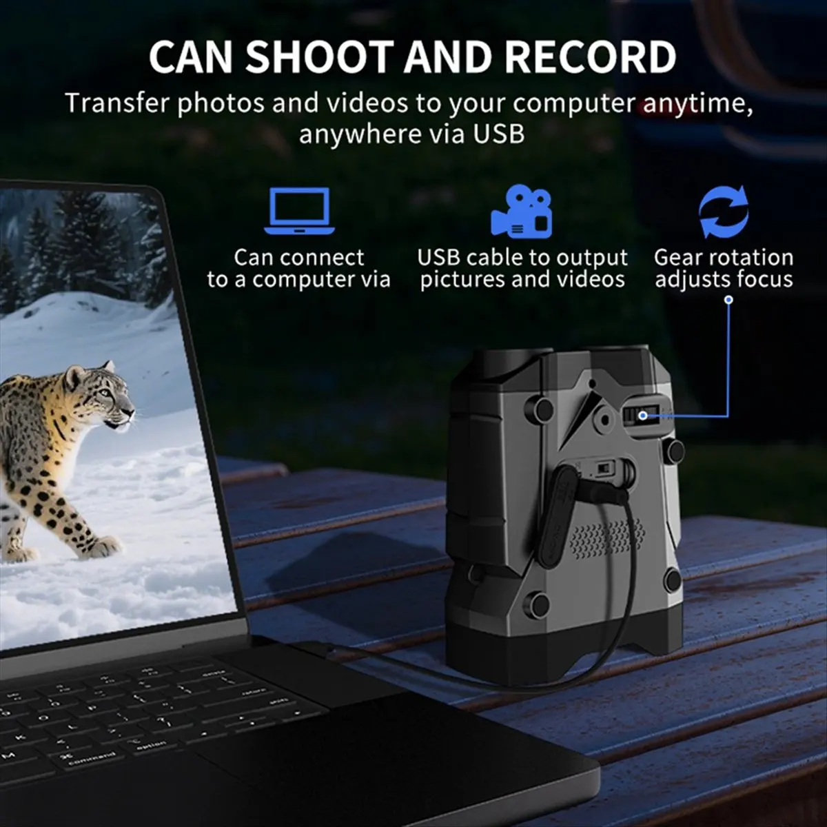 

Punctual- 4K Night Vision Goggles 16X Digital Zoom Monocular for Outdoor Camping and Travel Infrared Bird Watching Camera