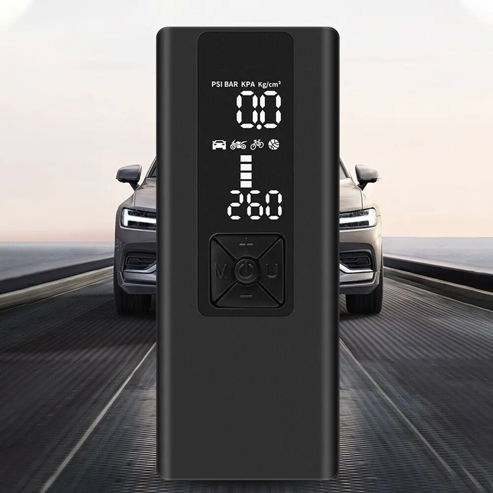 

Portable Cordless Motorcycle Inflatable Pump Tire Inflator Air Compressor for Car Bike - Quick Inflation