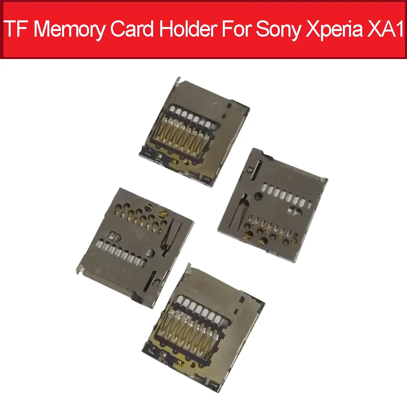 Memory Card Tray Adapter For Sony Xperia XA1 G3121 G3123 G3125 TF Memory Reader Socket Holder Replacement Parts