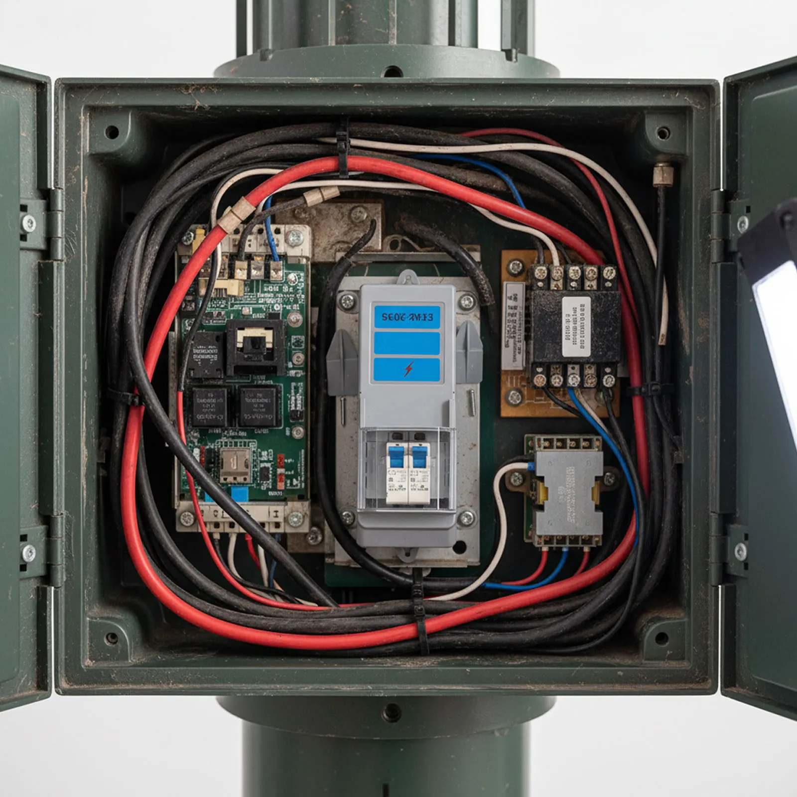 Outdoor Street Light Distribution Box for EKM2035 with Circuit Breaker and Reliable Switch Protection for Multiple Lighting