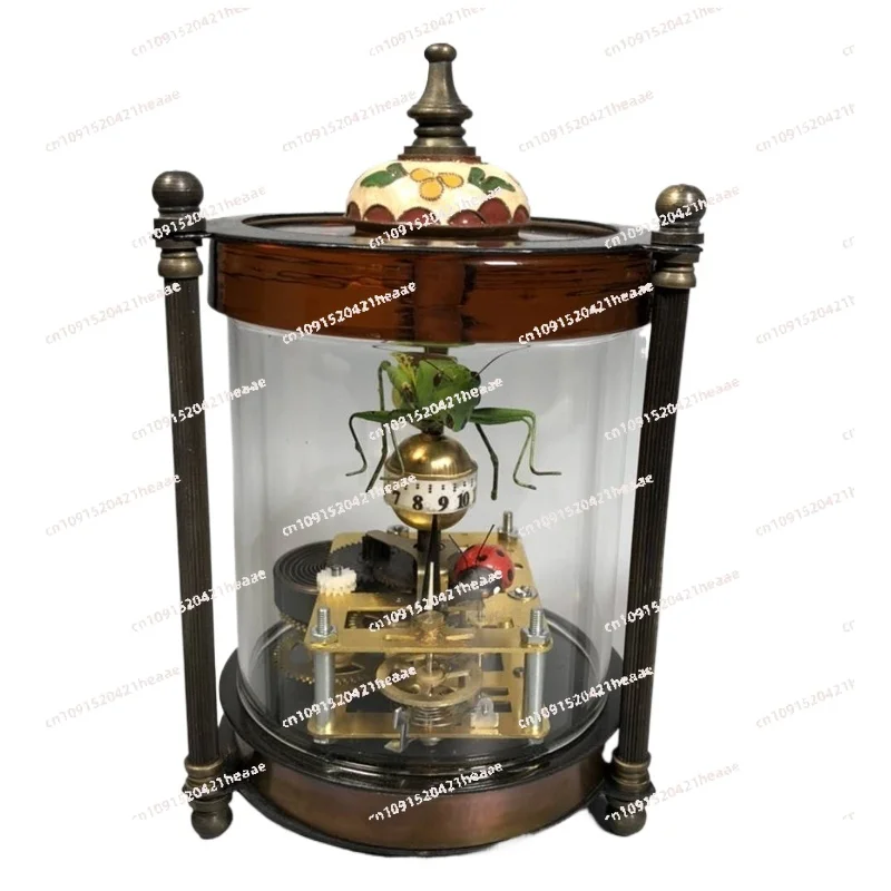 

Suitable for Vintage Mechanical Clock, Classical Pure Copper Cloisonné Watch, Retro Style Home Decoration