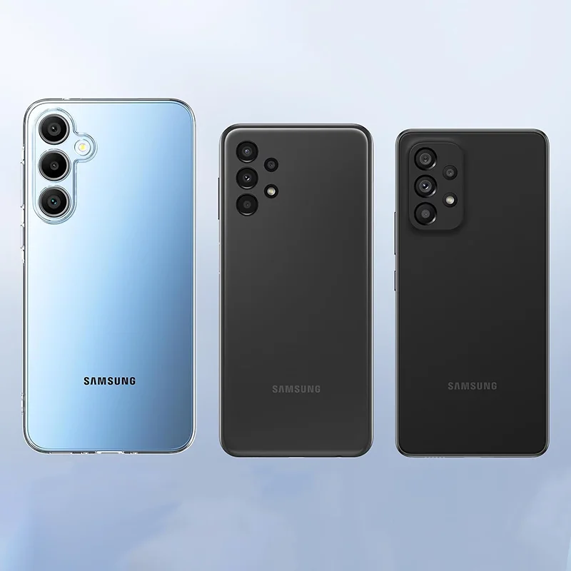 Ultra cienkie, luksusowe, matowe, silikonowe etui dla Samsung Galaxy A55 A35 A25 A15 A05 A05S 5G Black Slim Frosted Back Cover ﻿ — zdjęcie 5