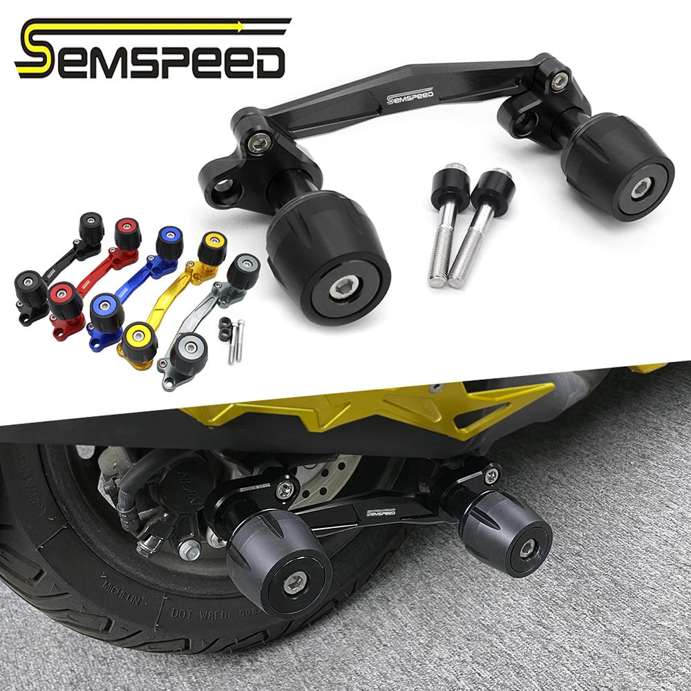 

SEMSPEED для Yamaha XMAX300 2023 2022 2021 XMAX 250 XMAX125 мотоциклетные задние колеса выхлопная труба слайдер протектор Глушитель Защита