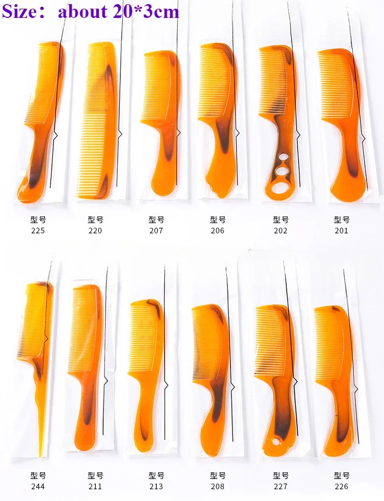 10PC Wholesale Thick Professional Comb  Pro Tail Combs Dresser Hair Styling Comb Barber Accessories Hair Comb Barber