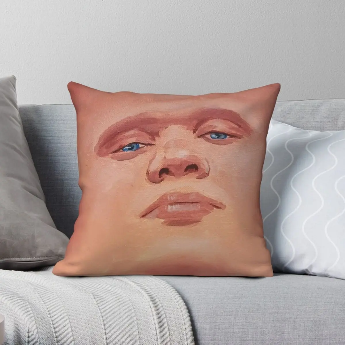 Квадратная наволочка Smug Erling Haaland, Полиэстеровая льняная бархатная наволочка с принтом на молнии, декоративная подушка, столовая наволочка