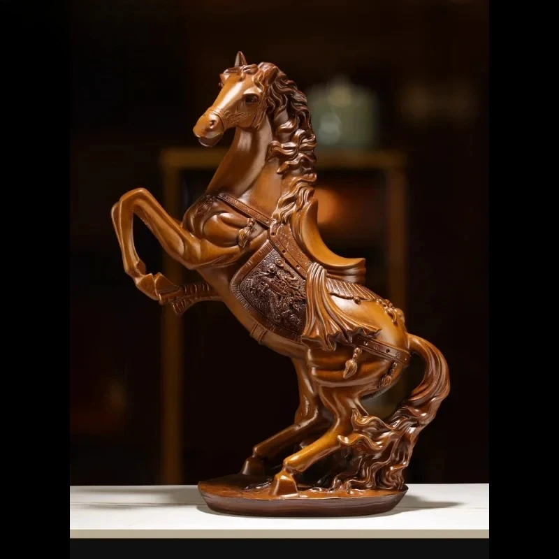 1PCS Resin Horse Arrival Success Zodiac Horse Ornament Living Room Study Office Desktop Decoration Crafts home decor