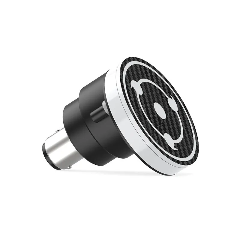 

Motorcycle Brake Light Anime Wheel Eyes Rotating Rainbow Flashing LED Auxiliary Bulb Universal Waterproof Tail Light Accessories