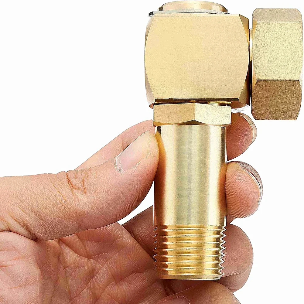 Garden Hose Adapter Connector Brass Replacement Part Swivel Hose Fitting 1 \