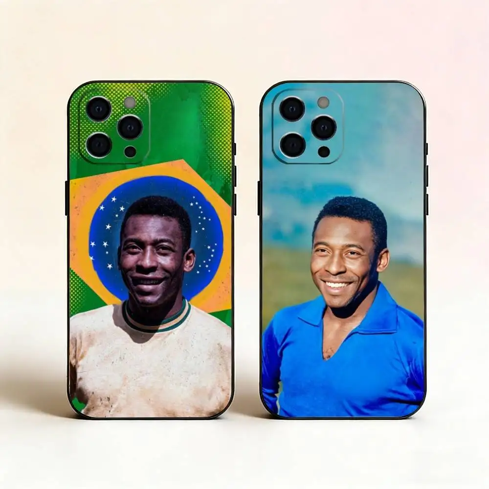 

Pele football Phone Case Silicone Soft For IPhone 17 16 15 14 13 12 11 X XR Plus Pro Max Plus